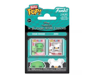 Funko Bitty Pop! Nightmare Before Xmas Oogie and Zero Nové