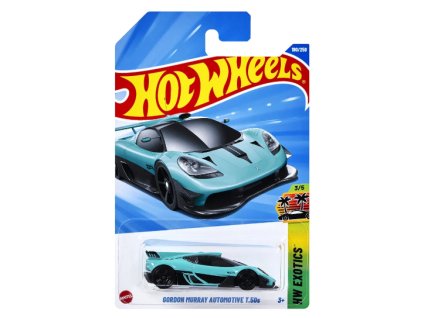 Hot Wheels Gordon Murray Automotive T 50S modré Nové