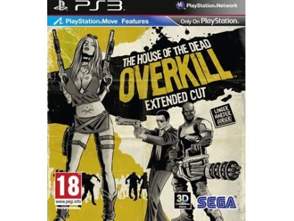 PS3 The House of the Dead Overkill Extended Cut