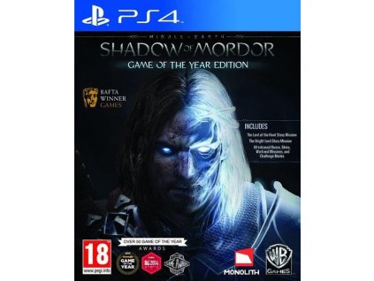 PS4 Middle Earth Shadow of Mordor GOTY Edition Nové