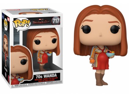 Merch Funko Pop! 717 Marvel Studios Wandavision Wanda 70S BobbleHead Nové
