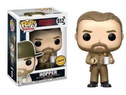 Funko Pop! 512 Television Stranger Things Hopper Limited Chase Edition Nové