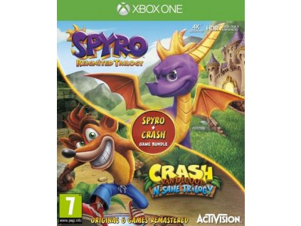 XONE Crash Bandicoot N Sane Trilogy - Spyro Reignited Trilogy Nové