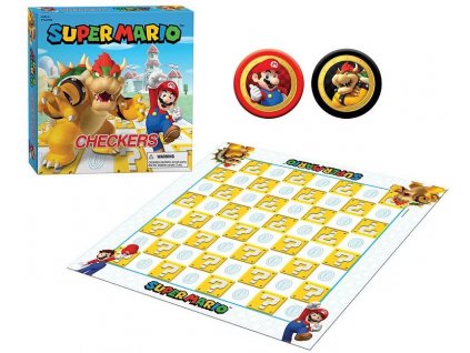 Merch Desková hra dáma Super Mario Nové