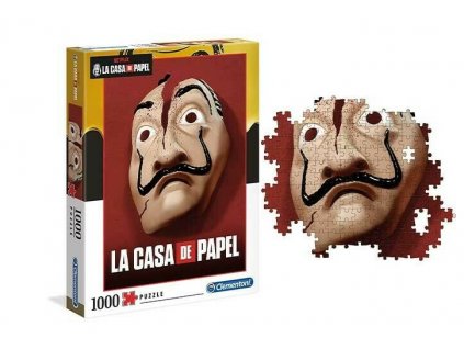 Merch Puzzle La Casa de Papel Dalí 1000 dílků Nové