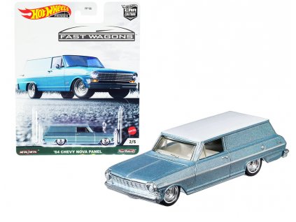 Toys Auto Hot Wheels Premium 64 Chevy Nova Panel Nové