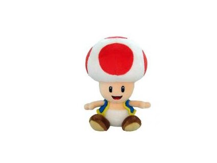 Merch Plyšová hračka Super Mario Bros Toad 17cm Nové