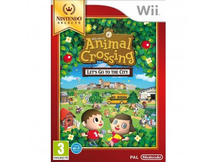 Wii Animal Crossing Lets go to The City-