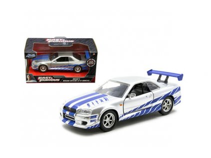 Toys Fast and Furious Brians Nissan Skyline GT-R Nové