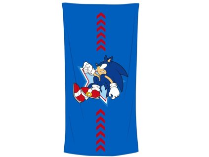 Merch Osuška Sonic Modern Go Faster Nové