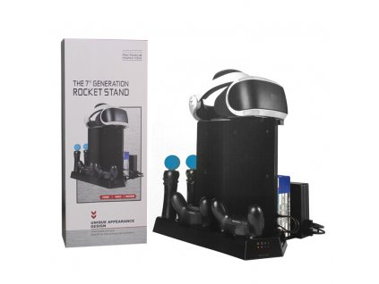 PS4 Multifunkční Nabíjecí Stojan s chlazením PS4 /SLIM / PRO / VR Nové