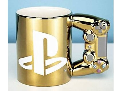 Hrnek Playstation Dualshock Gold Nové