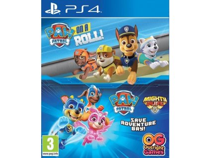 PS4 Paw Patrol On a Roll - Paw Patrol Mighty Pups Save Adventure Bay Nové
