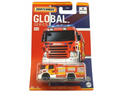 Toys Auto Matchbox Scania P 360 Fire Truck HCL58 Nové