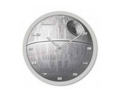 Merch Nástěnné hodiny Star Wars Death Star Nové