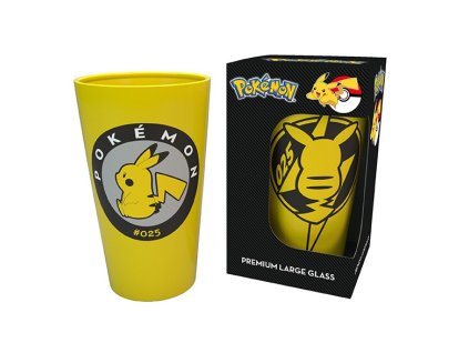 Merch Sklenička Pokemon Pikachu 400 ml Nové