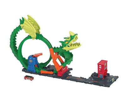 Toys Hot Wheels City Dragon Drive Firefight Nové
