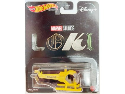 Toys Hot Wheels Premium Marvel Loki Thanoscopter Nové
