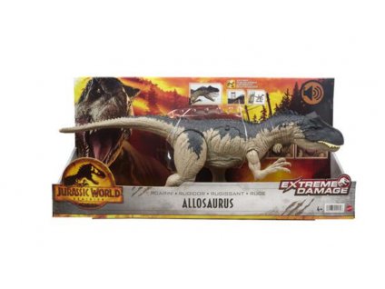Jurský svět Extreme Damage Allosaurus Nové