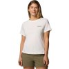 Smotanové dámske tričko s krátkym rukávom Columbia Rolling Bend Graphic SS Tee