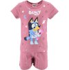 Ružové detské krátke pyžamo Bluey