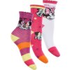 3-pack Disney Minnie Mouse ružové dievčenské ponožky