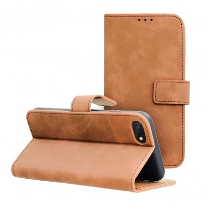 Pouzdro Forcell TENDER Book APPLE IPHONE 7 / 8 / SE 2020 hnědé
