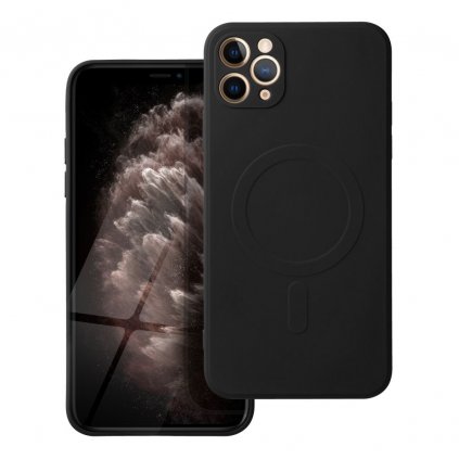 Pouzdro Silicone Mag Cover APPLE IPHONE 11 PRO MAX černé