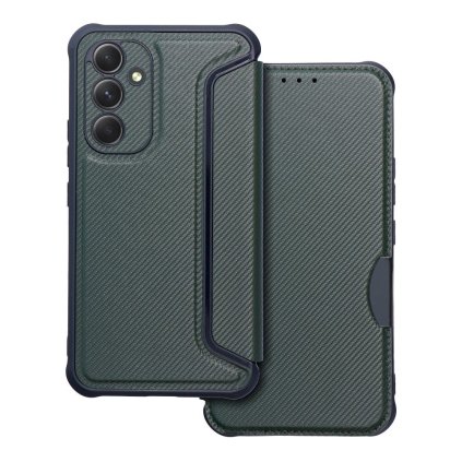 Pouzdro RAZOR Book SAMSUNG Galaxy A54 5G tmavě zelené