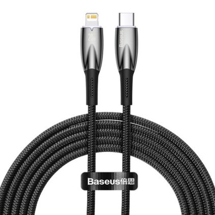 BASEUS kabel Type C na Lightning PD 20W Glimmer CADH000101 2 m černý