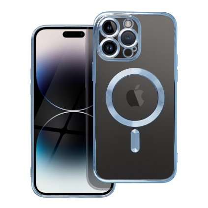 Pouzdro Electro Mag Cover APPLE IPHONE 14 PRO MAX modré