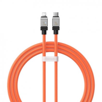 BASEUS Kabel Typ C Apple Lightning 8-pin CoolPlay Fast Charging 20W 2m oranžový CAKW000107