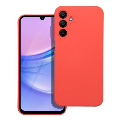 Pouzdro Forcell SILICONE LITE SAMSUNG Galaxy A15 5G broskvové