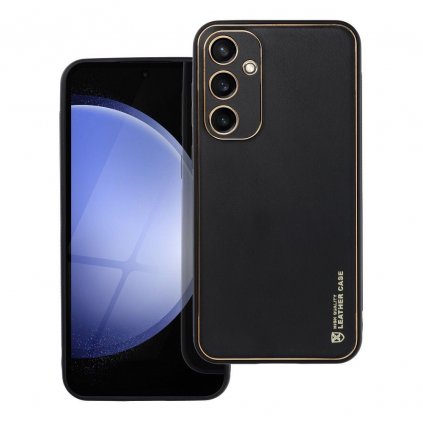 Pouzdro Forcell LEATHER Case SAMSUNG Galaxy S23 FE černé
