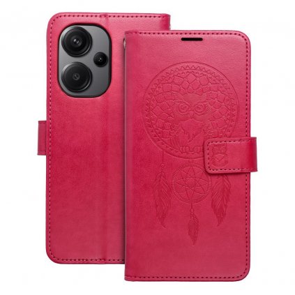 Pouzdro Forcell MEZZO Book XIAOMI Redmi NOTE 13 PRO Plus 5G lapač snů purpurové