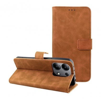 Pouzdro Forcell TENDER Book XIAOMI Redmi NOTE 13 4G hnědé
