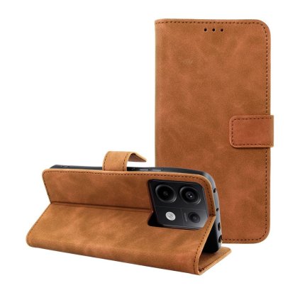 Pouzdro Forcell TENDER Book XIAOMI Redmi NOTE 13 PRO 5G hnědé