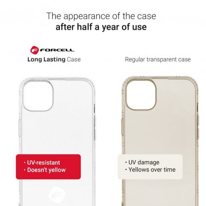 FORCELL F-PROTECT Long Lasting pro APPLE IPHONE 15 PRO MAX transparent