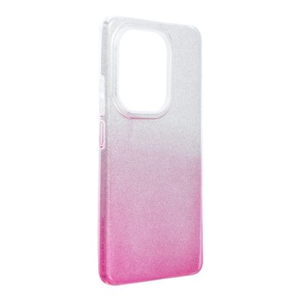 Pouzdro Forcell SHINING XIAOMI Redmi NOTE 13 PRO 4G transparent/růžové