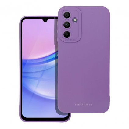 Pouzdro Roar Luna Case Samsung Galaxy A15 4G / A15 5G fialové