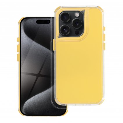 Pouzdro MATRIX APPLE IPHONE 15 žluté