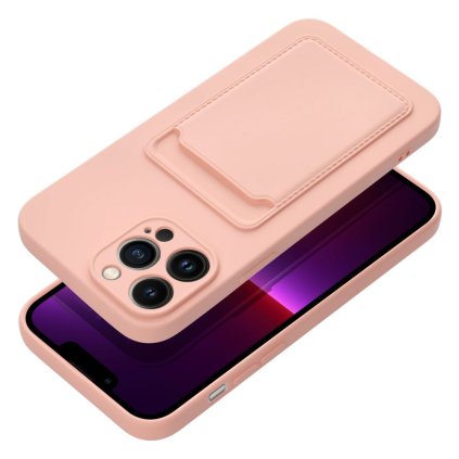 Pouzdro Forcell CARD CASE APPLE IPHONE 16 růžové