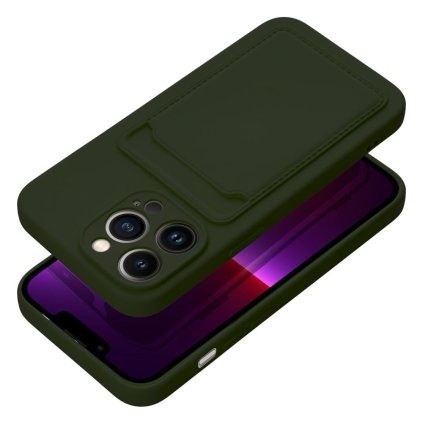 Pouzdro Forcell CARD CASE APPLE IPHONE 16 Pro Max zelené