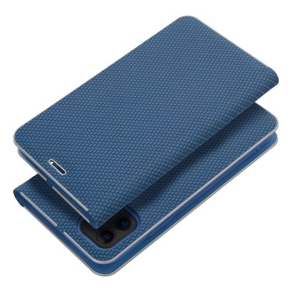 Pouzdro Forcell Luna Carbon APPLE IPHONE 16 modré