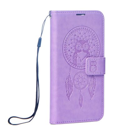 Pouzdro Forcell MEZZO Book APPLE IPHONE 16 lapač snů fialové