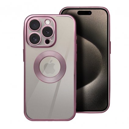Pouzdro GLAM APPLE IPHONE 13 pudrově růžové