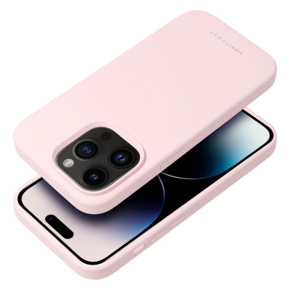Pouzdro Roar Cloud-Skin iPhone 16 Pro světle růžové