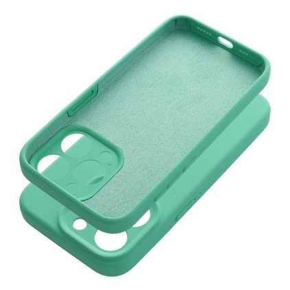 Pouzdro SILICONE 2mm APPLE IPHONE 15 Pro mátové