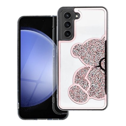 Pouzdro TEDDY BEAR SAMSUNG Galaxy A71 růžové