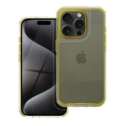 Pouzdro MATRIX CLEAR APPLE IPHONE 14 žlutá